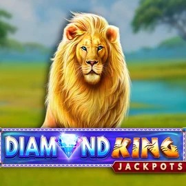 Enjoy Diamond King Jackpots by SpinPlay Games – logo hosted on betlabelscasino.com