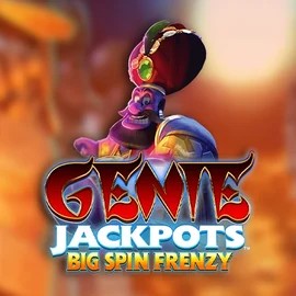 Jackpots logo of Genie Jackpots: Big Spin Frenzy from Blueprint Gaming at BetLabel Casino