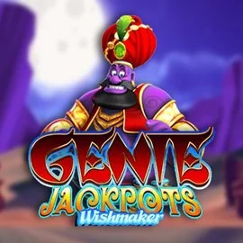 Genie Jackpots Wishmaker slot logo by Blueprint Gaming at BetLabel Casino