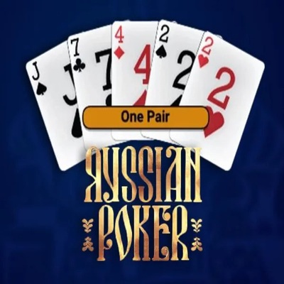 Russian Poker slot visual from OneTouch Games available on betlabelscasino.com